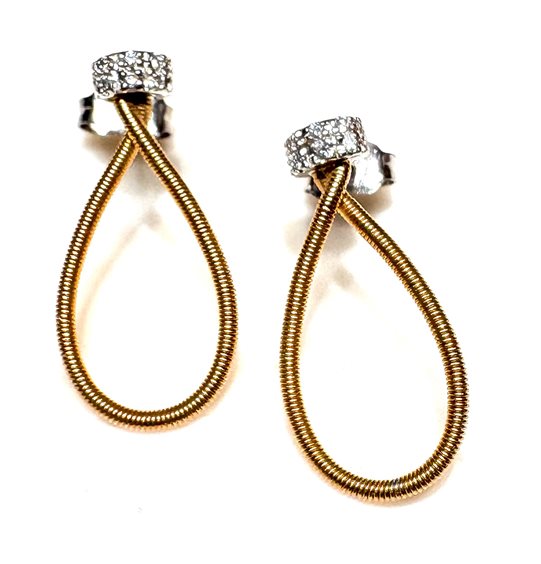 Pendientes Sommer Mujer Marco Bicego in Oro amarillo Diamante 0.12 Ct BICEGO DIA CT 0.12 - BICEGO DIA CT 0.12